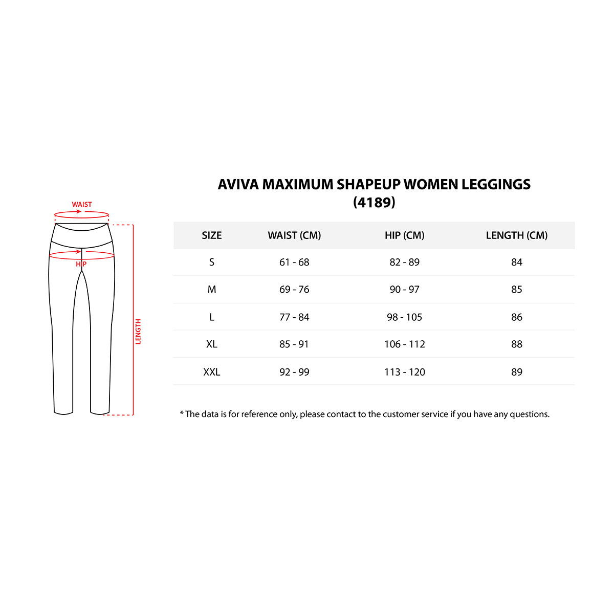 AVIVA Maximum ShapeUP Women Leggings ( 81-4189 )