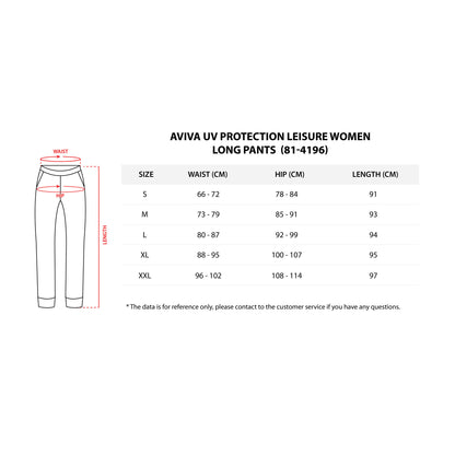 AVIVA UV PROTECTION LEISURE WOMEN LONG PANTS  ( 81-4196 )