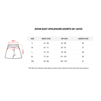 【S - XXL】AVIVA EASY Athleisure Shorts (81-2070)