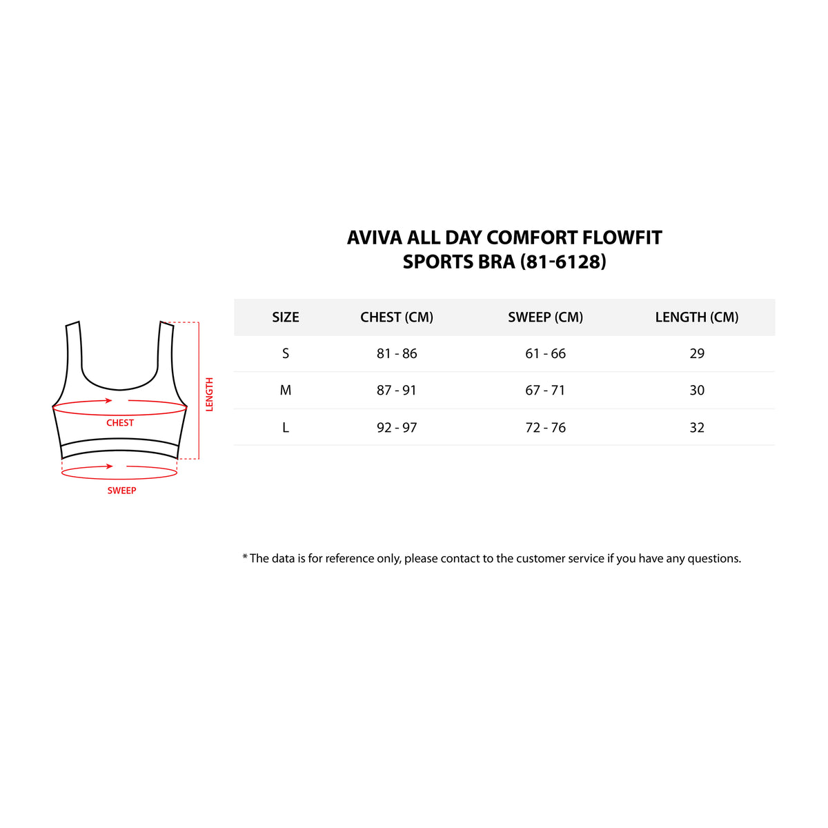 AVIVA All Day Comfort FlowFit Sports Bra (81-6128)