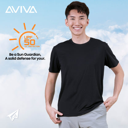 AVIVA A-LINE Lifestyle Mens Mircofiber Tee (91-8084)