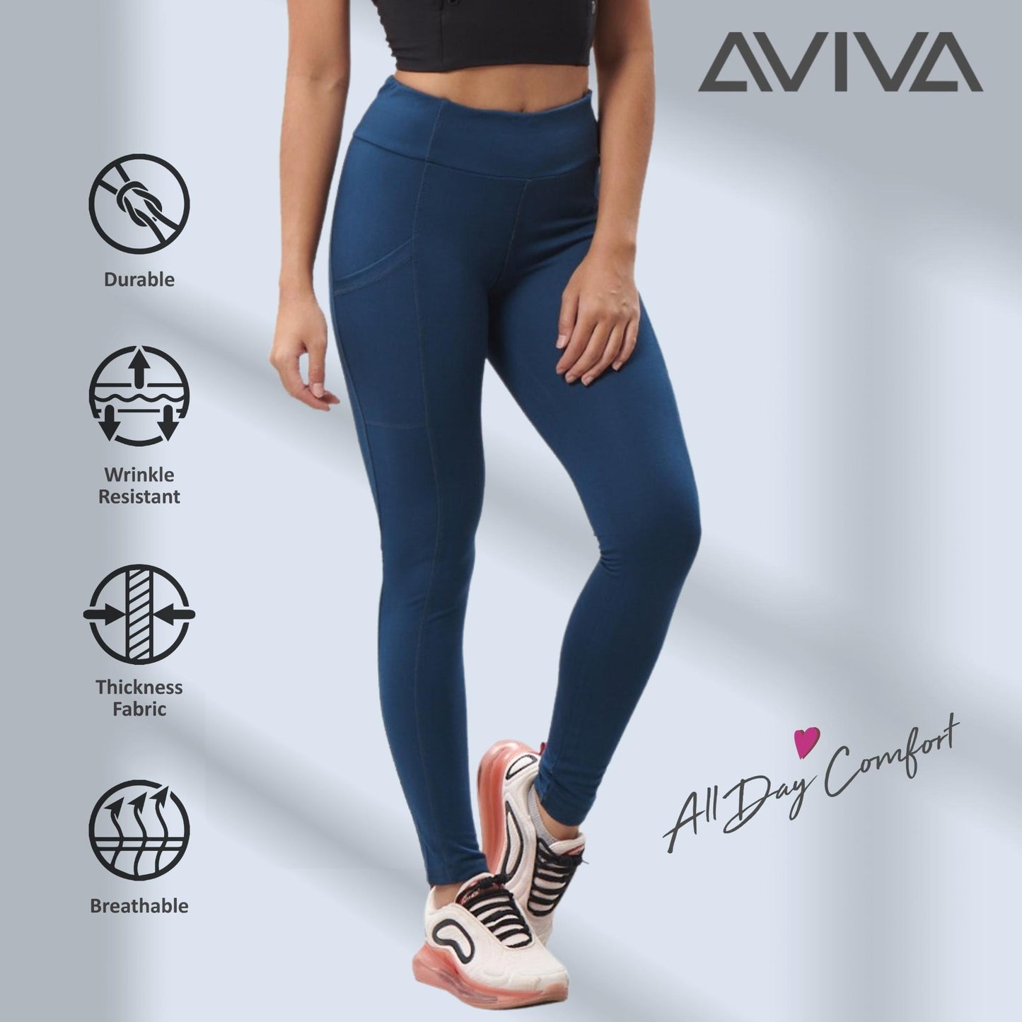 Aviva Full Length Tight Pants (86-4047)