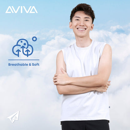 AVIVA A-LINE Lifestyle Cotton Elegance Men Sleeveless Tee (91-7008)