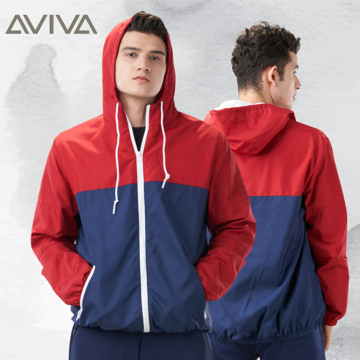 Aviva Men's Slim Fit Long Sleeve Camou Sport Jackets (91-10058)