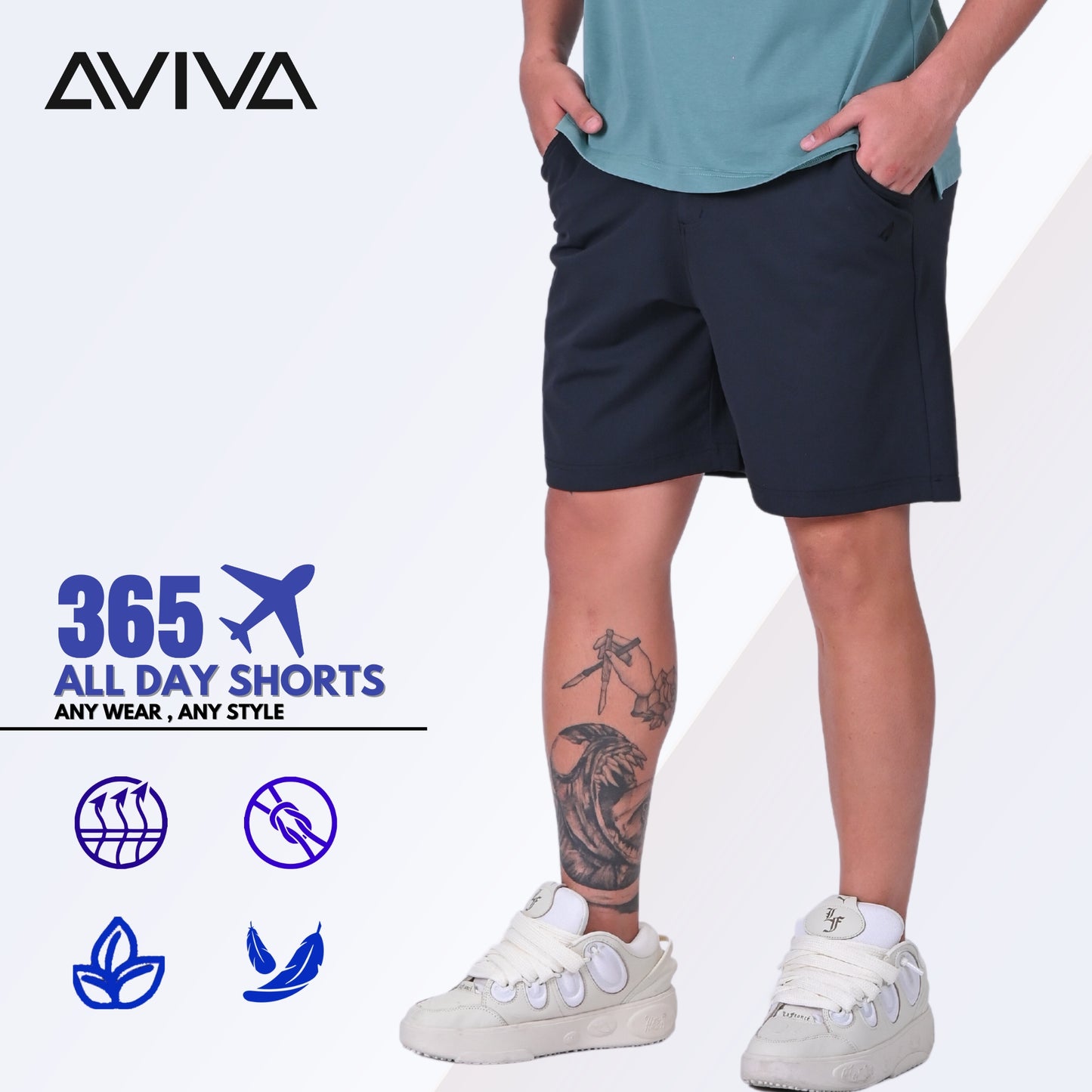 AVIVA 365 Men All Day Comfort Short (91-2027)