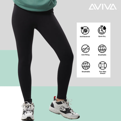 AVIVA Women’s Antibacterial Active Long Pants (81-4145)