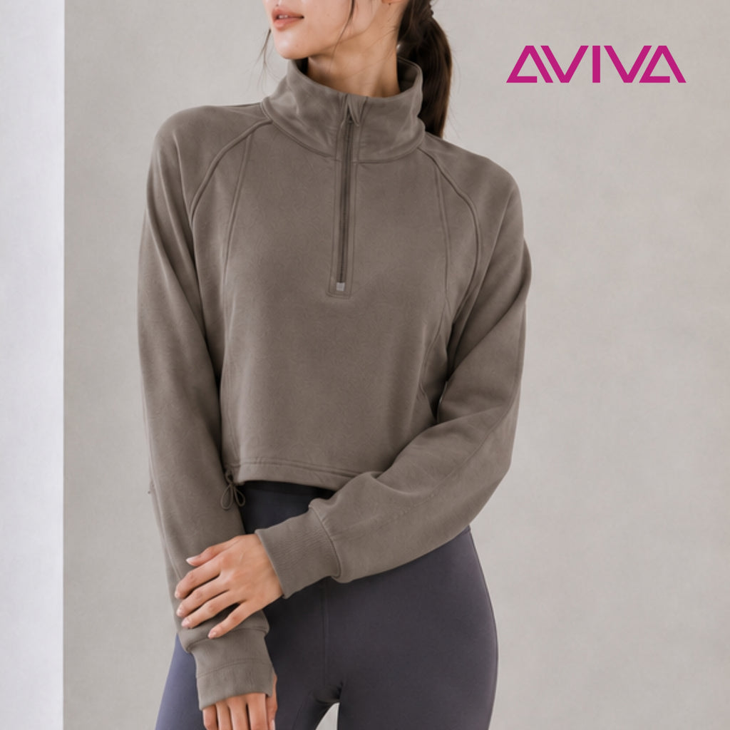 AVIVA Soft Luxe Half-Zip Pullover (81-10066)