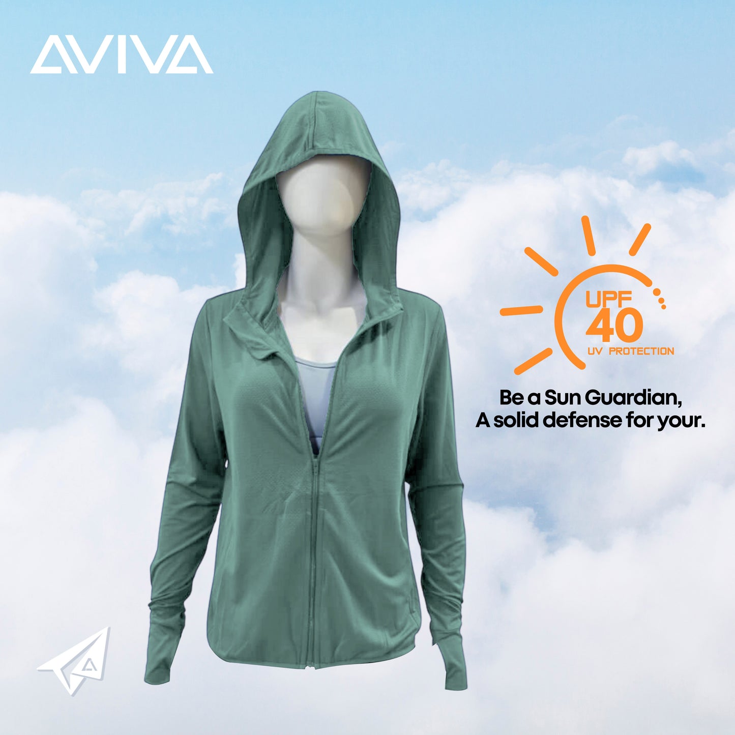 Aviva New Mia Ultraviolet Ladies UV Long Sleeve Jacket (81-10062)