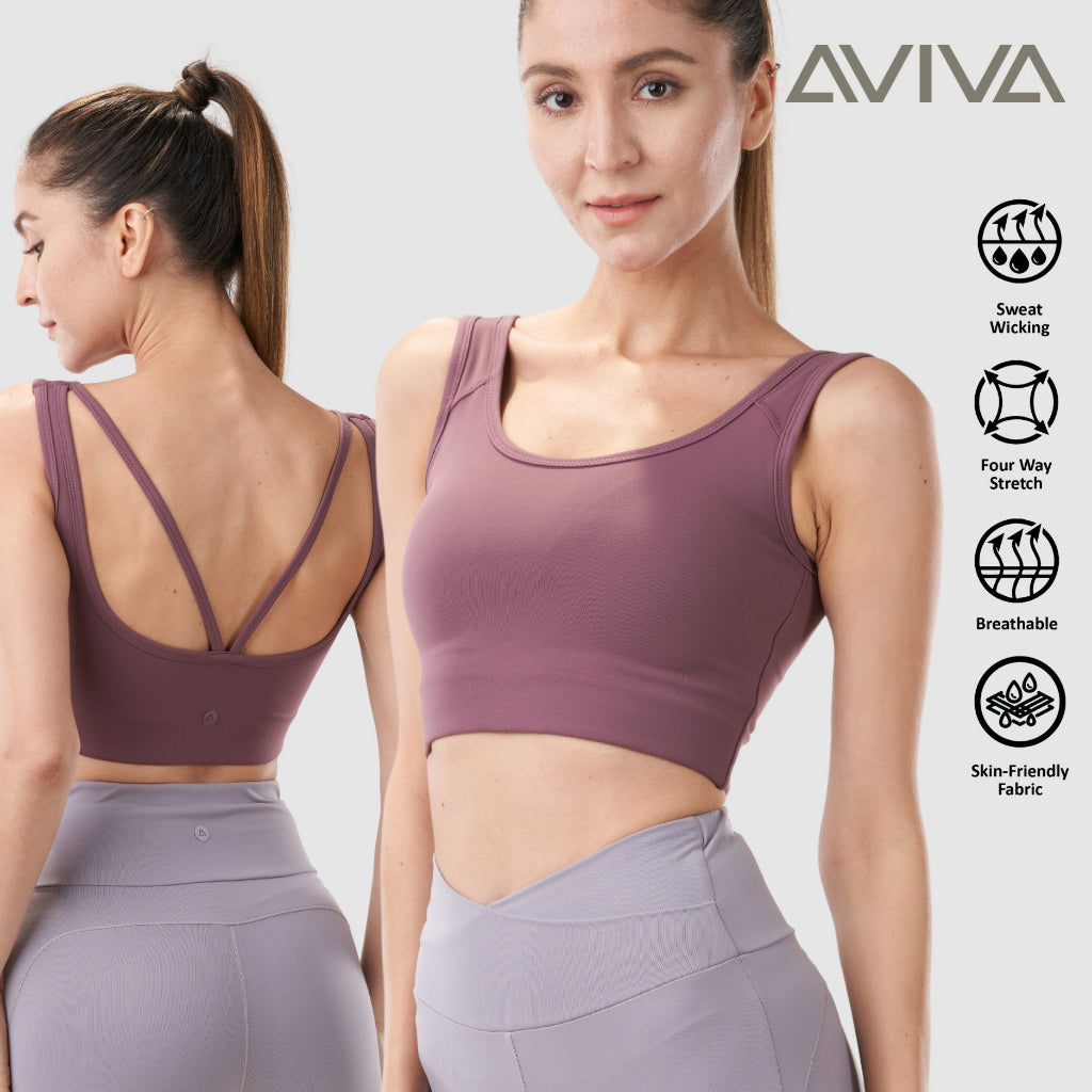 Aviva Leah Lining Gym Active Sport Bra (80-6109)