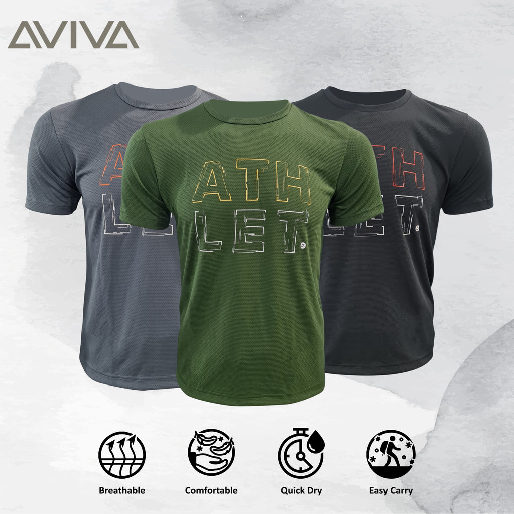Aviva Men's Minimalist Short Sleeve Tee (91-8081)