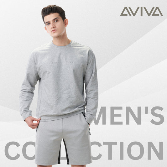 Aviva Liam Cotton Long Sleeve Round Neck Sweater (91-9022)