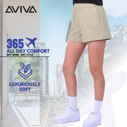 【S - XXL】AVIVA EASY Athleisure Shorts (81-2070)