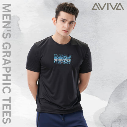 Aviva Men's Graphic Short Sleeve Tee (90-8070)