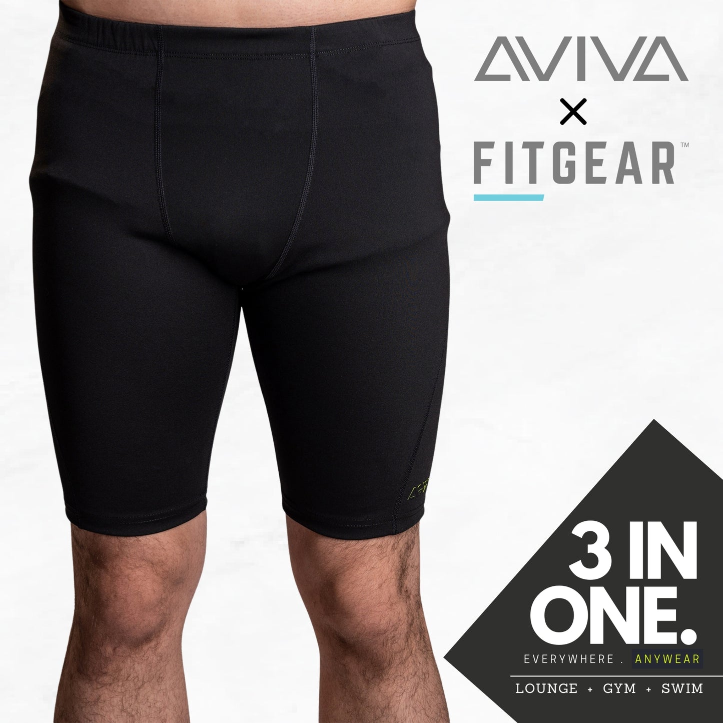 Aviva 3 In 1 Men Bicycle Shorts (91-2013）