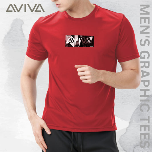 Aviva Men's Graphic Short Sleeve Tee (90-8067)