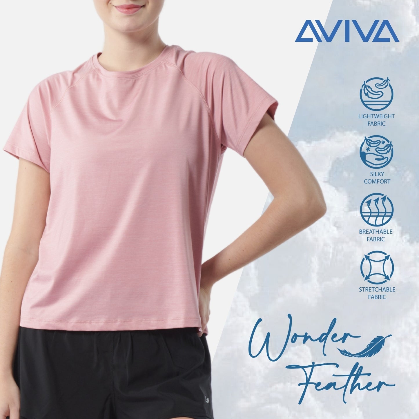 Aviva Juniper Empower Active Tee (81-8077)