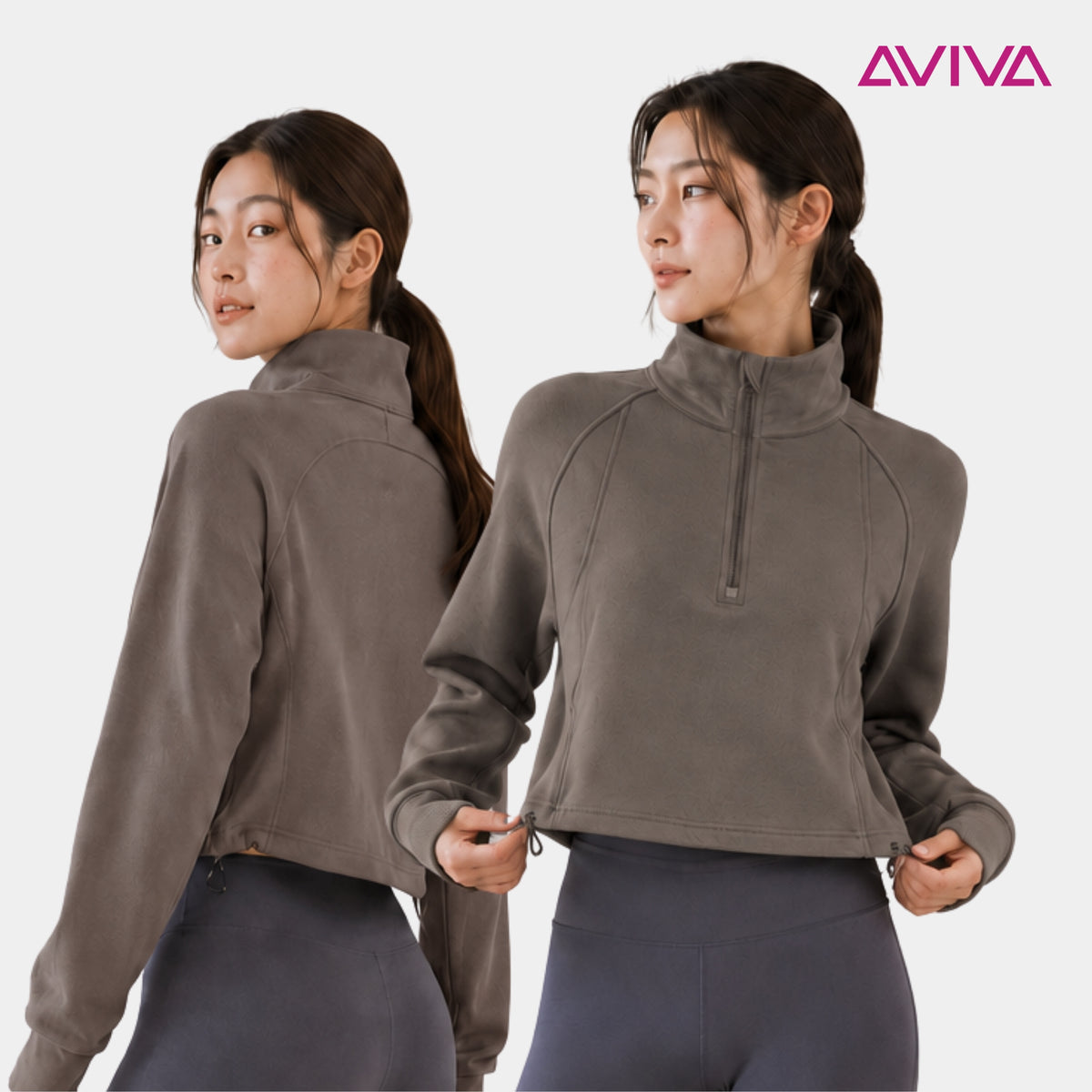 AVIVA Soft Luxe Half-Zip Pullover (81-10066)