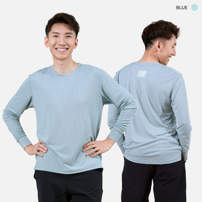 AVIVA A-LINE Lifestyle Mens Long Sleeve Mircofiber Tee (91-9030)