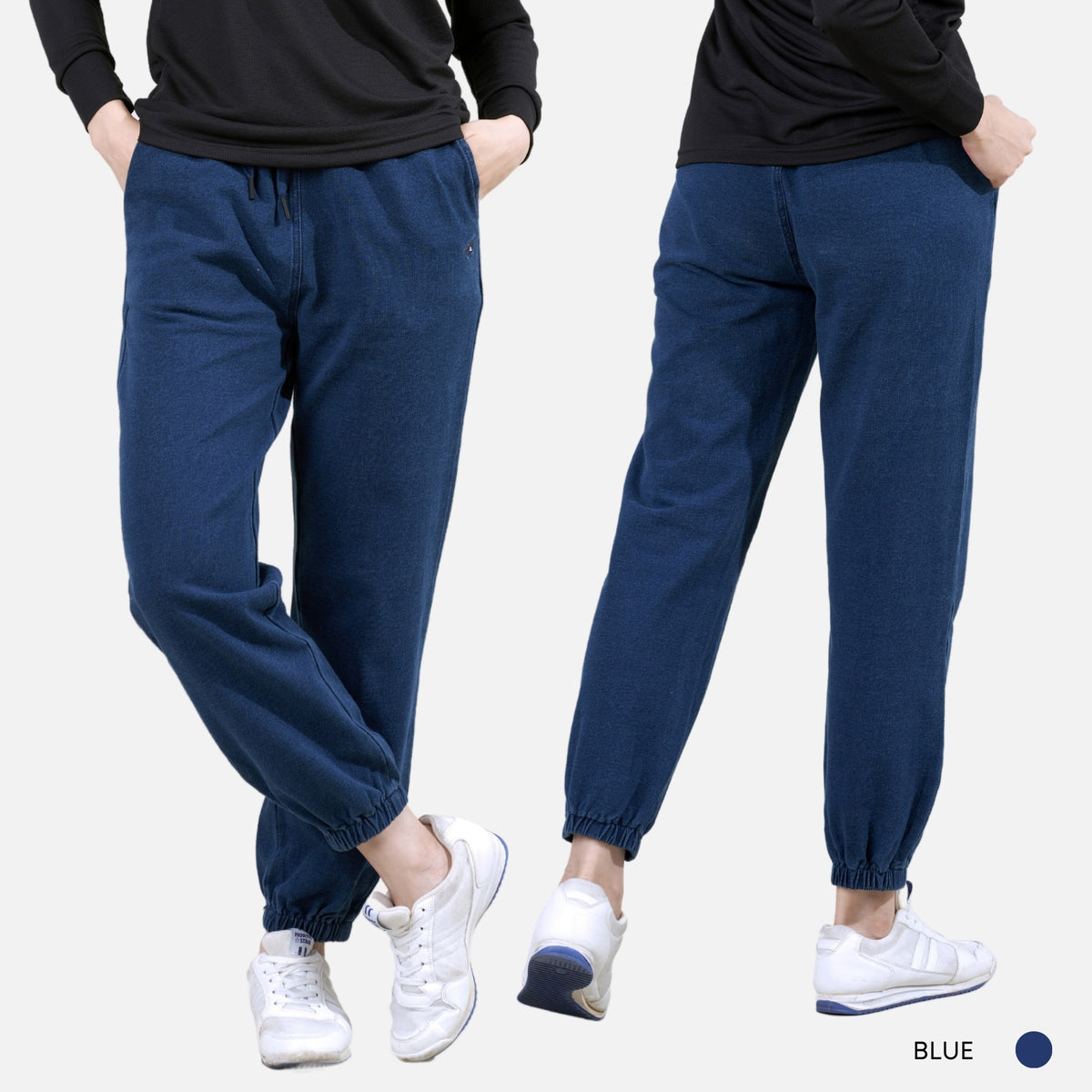 AVIVA A-LINE Lifestyle TerryEase Denim Jogger (81-4221)