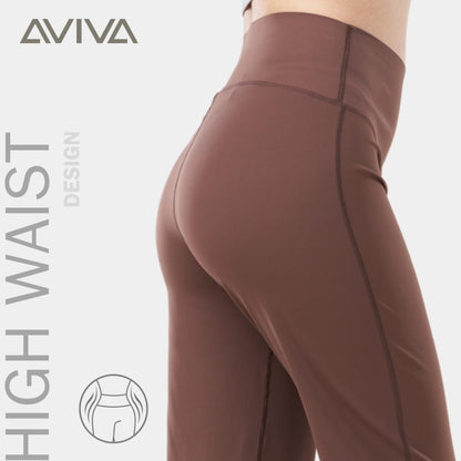 AVIVA Maximum Tummy Control Straight Cut Long Pants (81-4190)