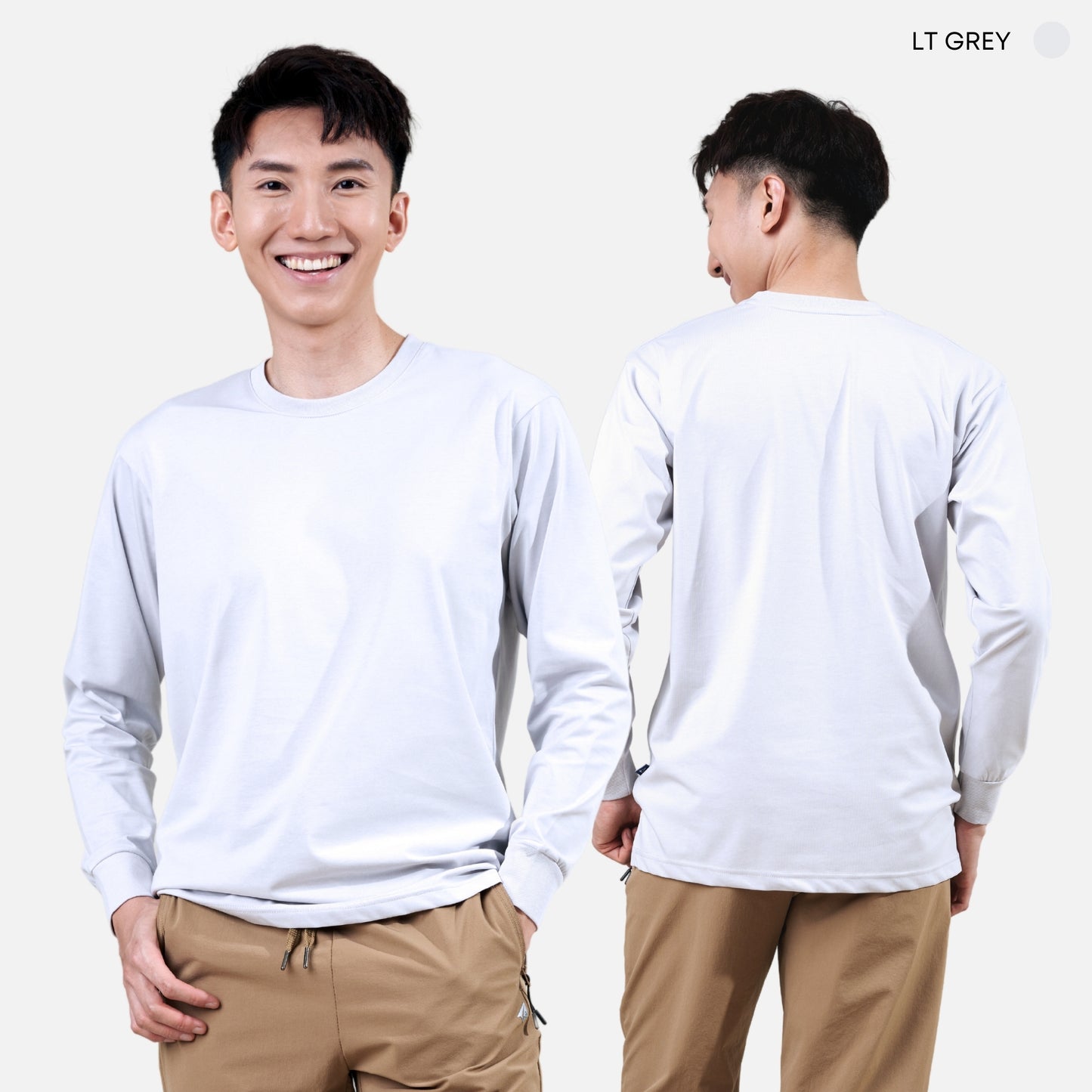 AVIVA A-LINE Lifestyle Cotton Elegance Men Long Sleeve Tee (91-9029)