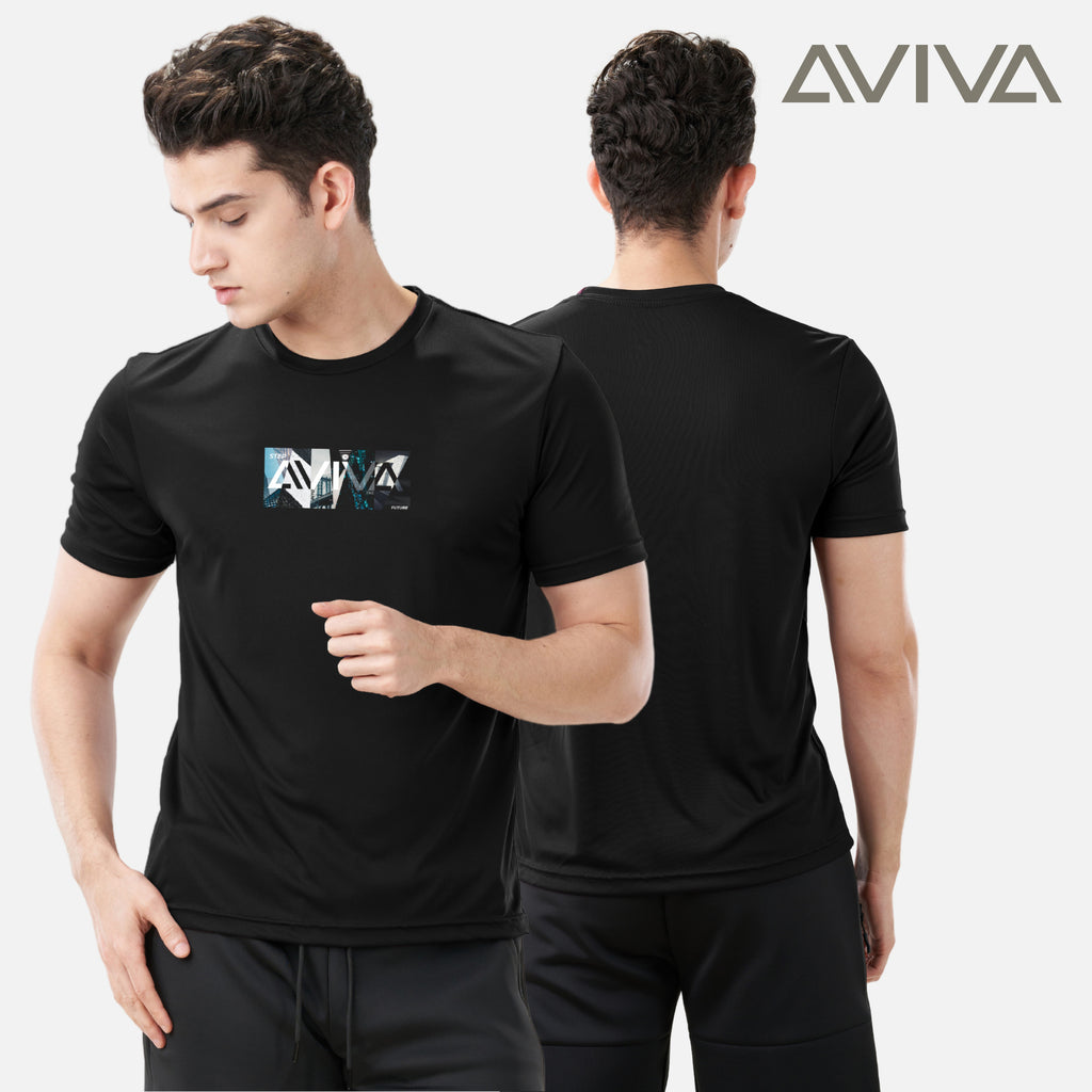 Aviva Men's Graphic Short Sleeve Tee (90-8067)