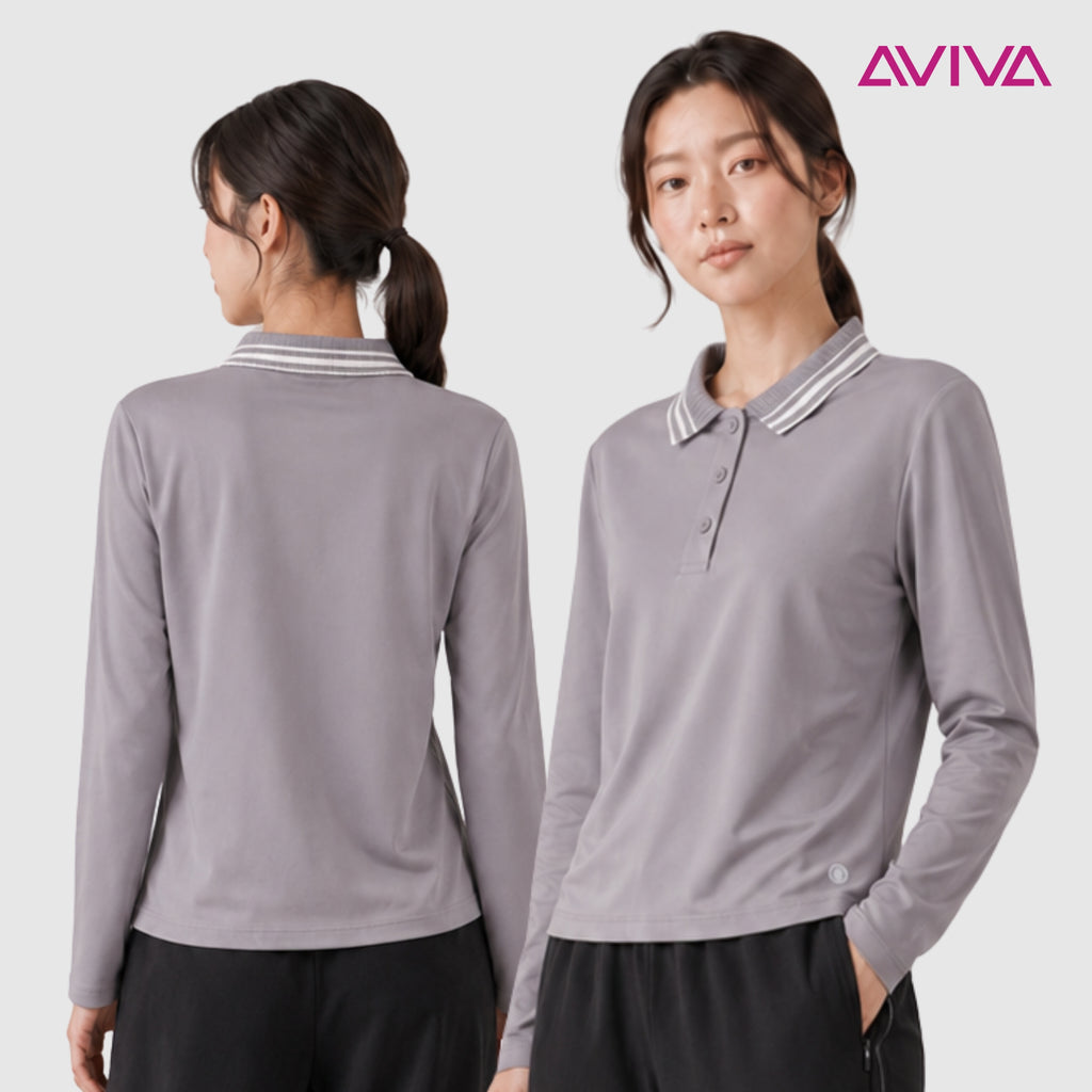 AVIVA Flexline Long-Sleeve Polo(81-11004)
