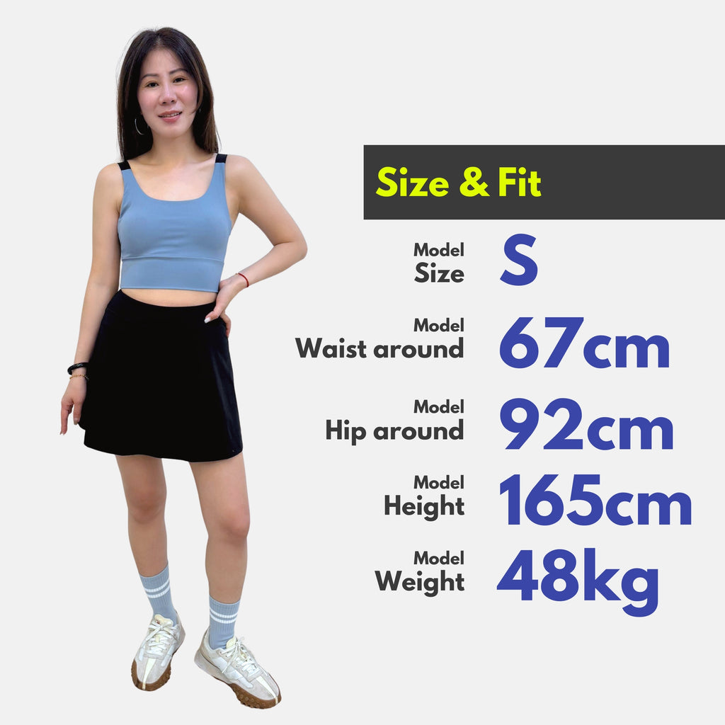 AVIVA ANYWEAR2.0 3 In 1 Women Skirt with inner pant (81-5041)