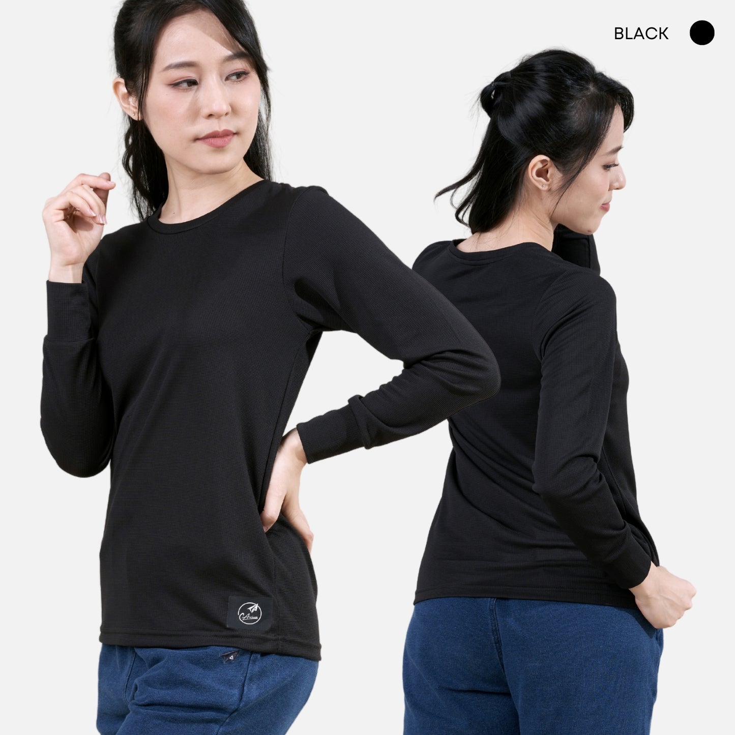 AVIVA A-LINE Lifestyle Women Long Sleeve Mircofiber Tee ( 81-9078 )