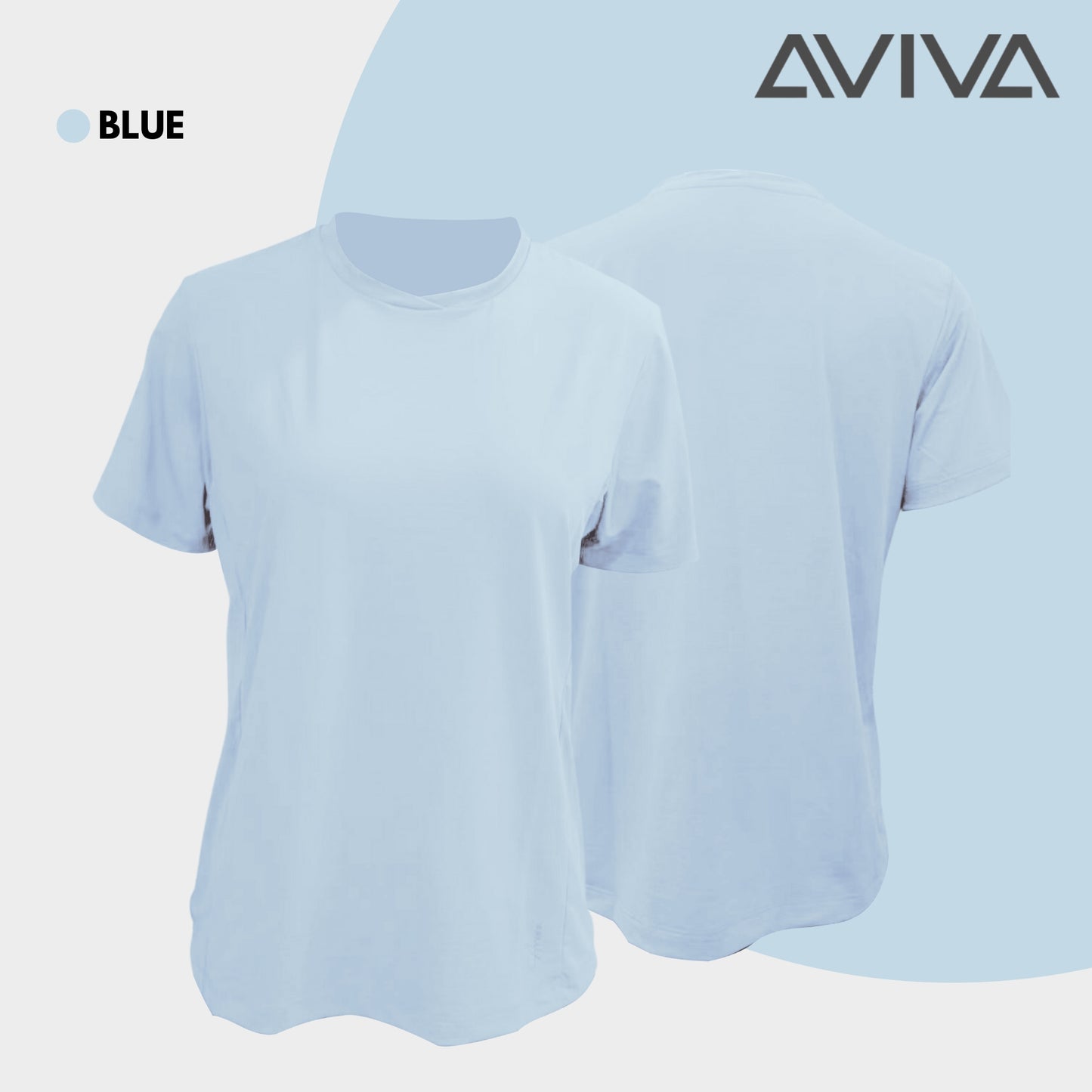 AVIVA Active Soft & Comfortable Short Sleeve Tee (81-8116)