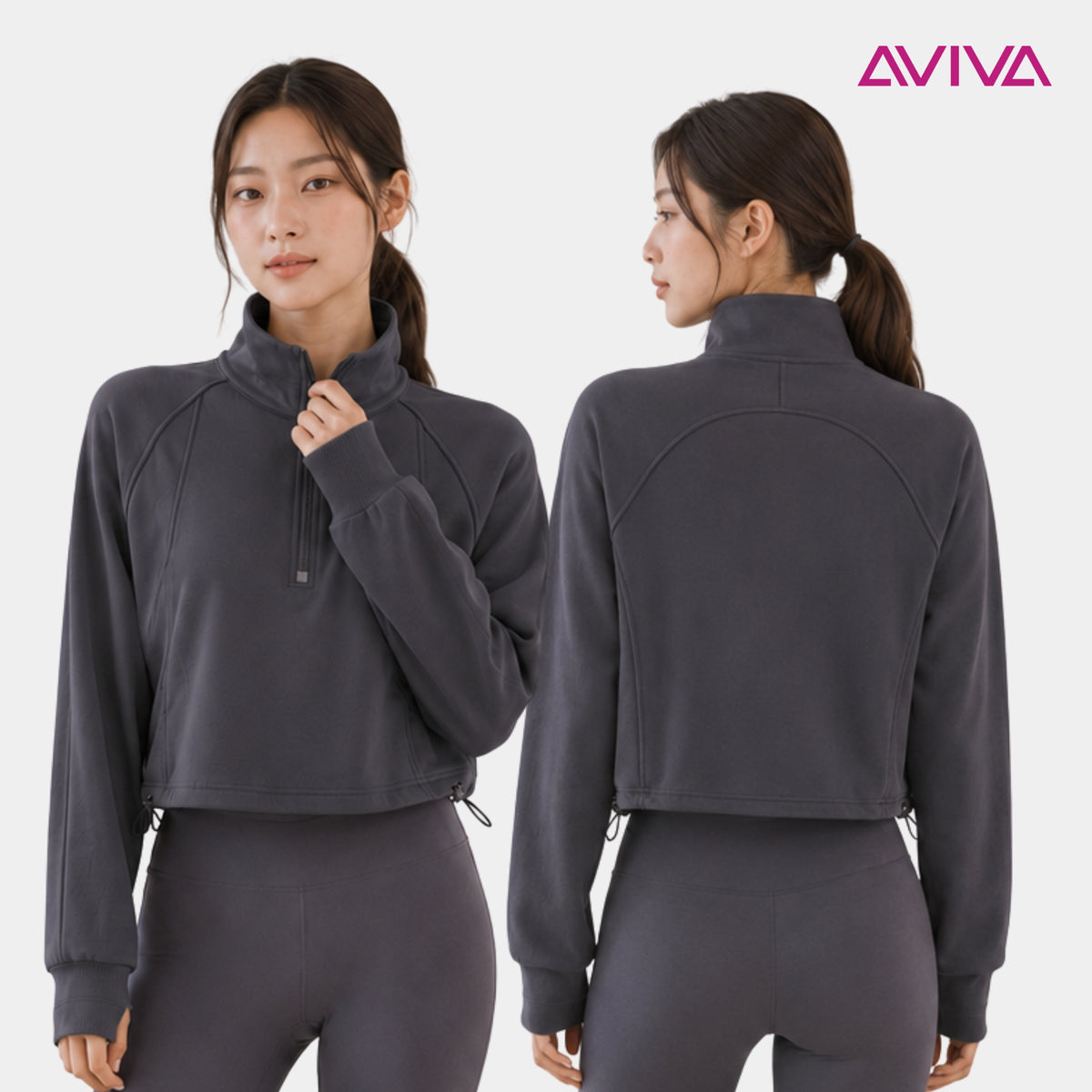 AVIVA Soft Luxe Half-Zip Pullover (81-10066)