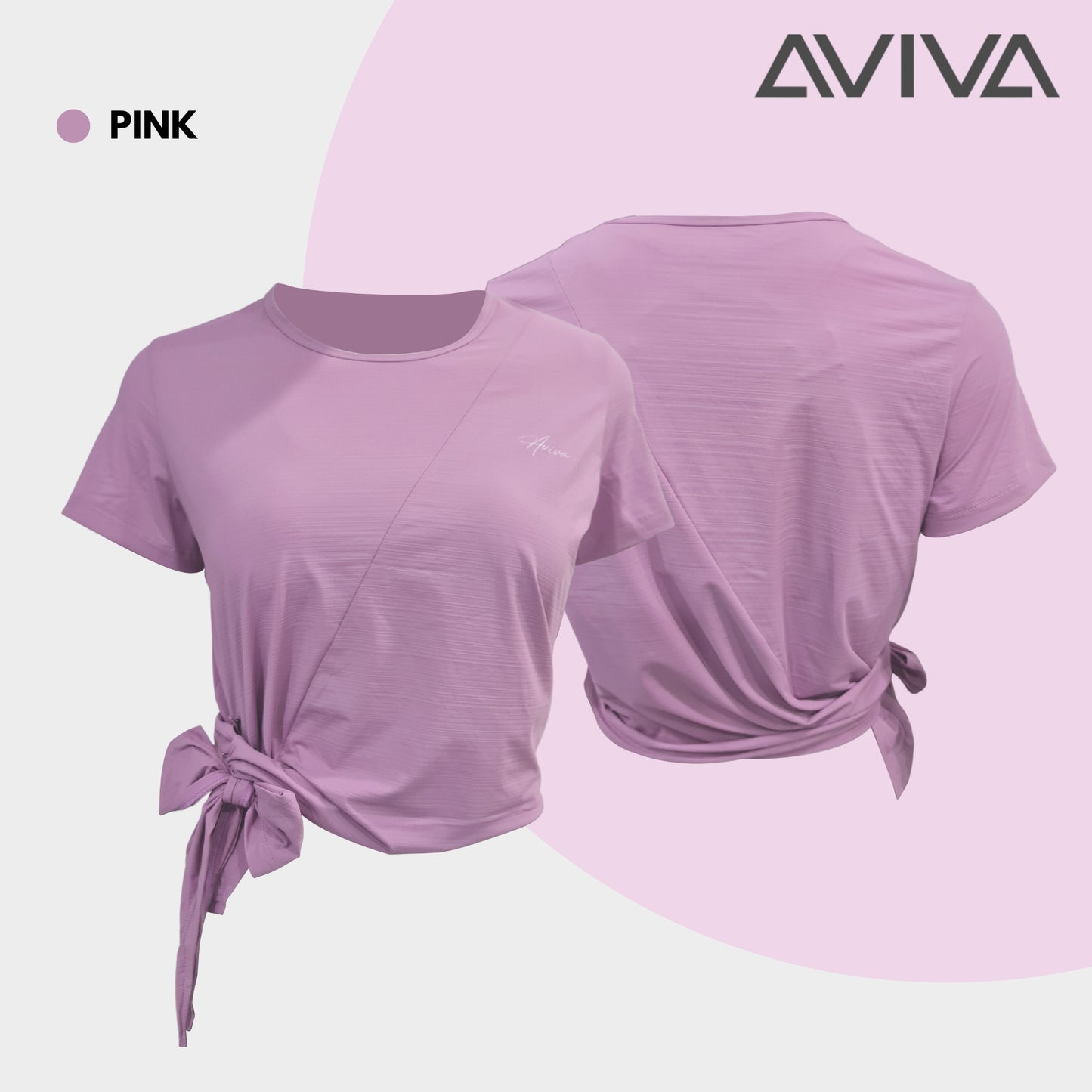 AVIVA Active Soft & Comfortable Short Sleeve Tee (81-8108)