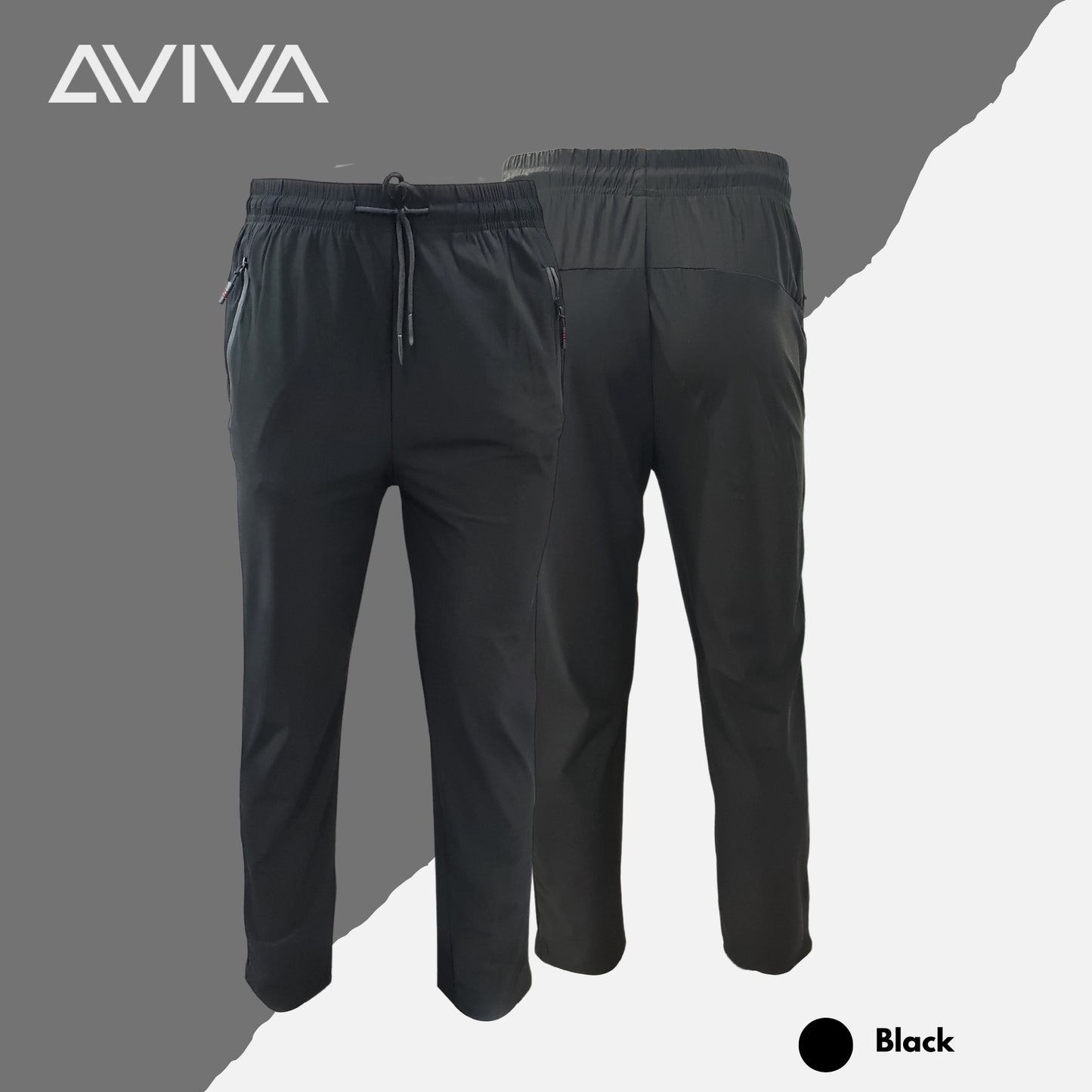 AVIVA Ice Silk Pants Men's Loose Straight Pants (91-4043)