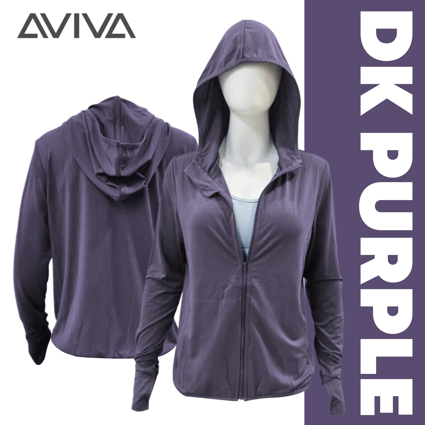 Aviva Mia Ultraviolet Ladies UV Long Sleeve Jacket （81-10055）