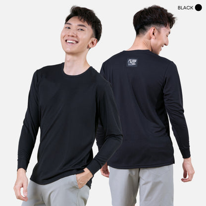 AVIVA A-LINE Lifestyle Mens Long Sleeve Mircofiber Tee (91-9030)
