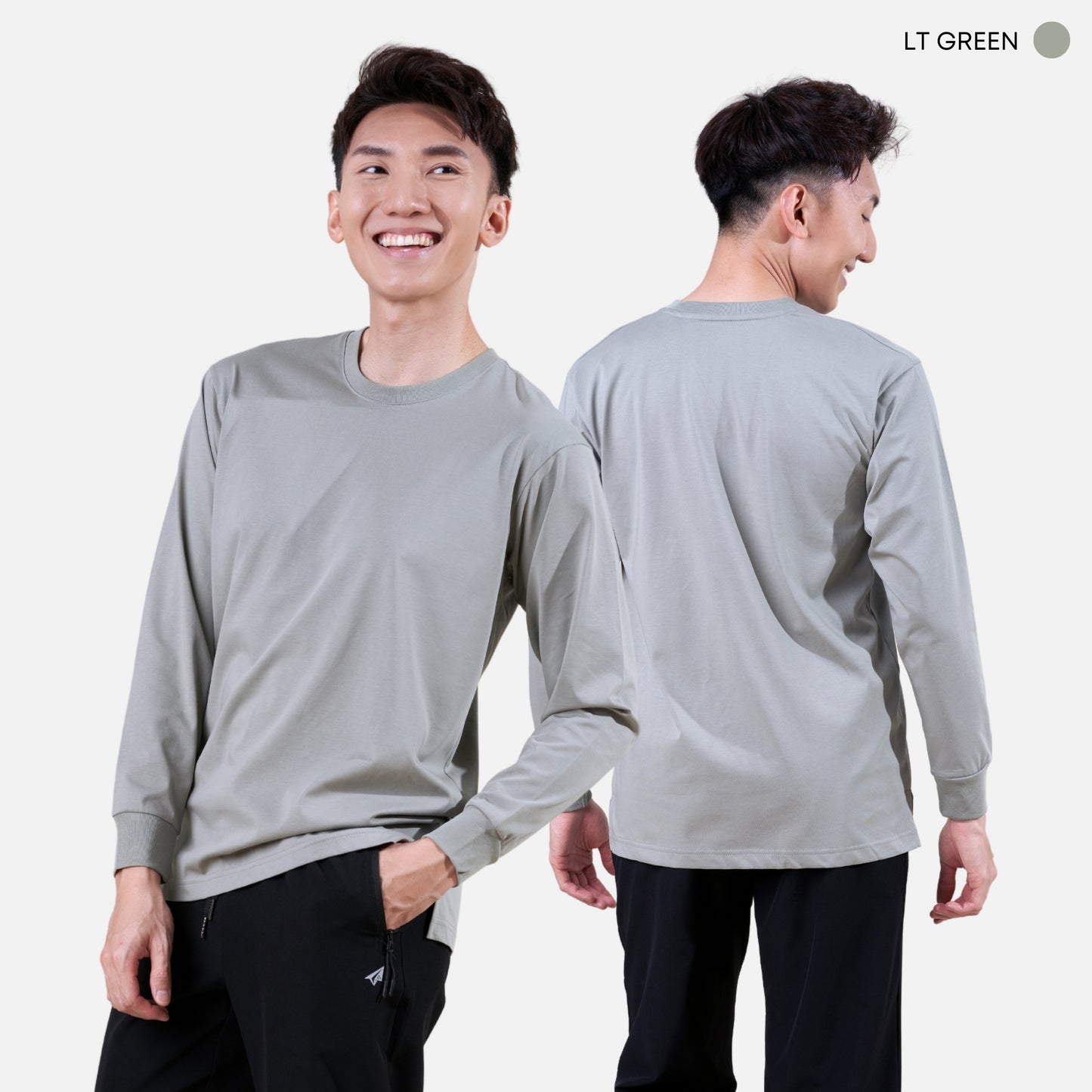 AVIVA A-LINE Lifestyle Cotton Elegance Men Long Sleeve Tee (91-9029)