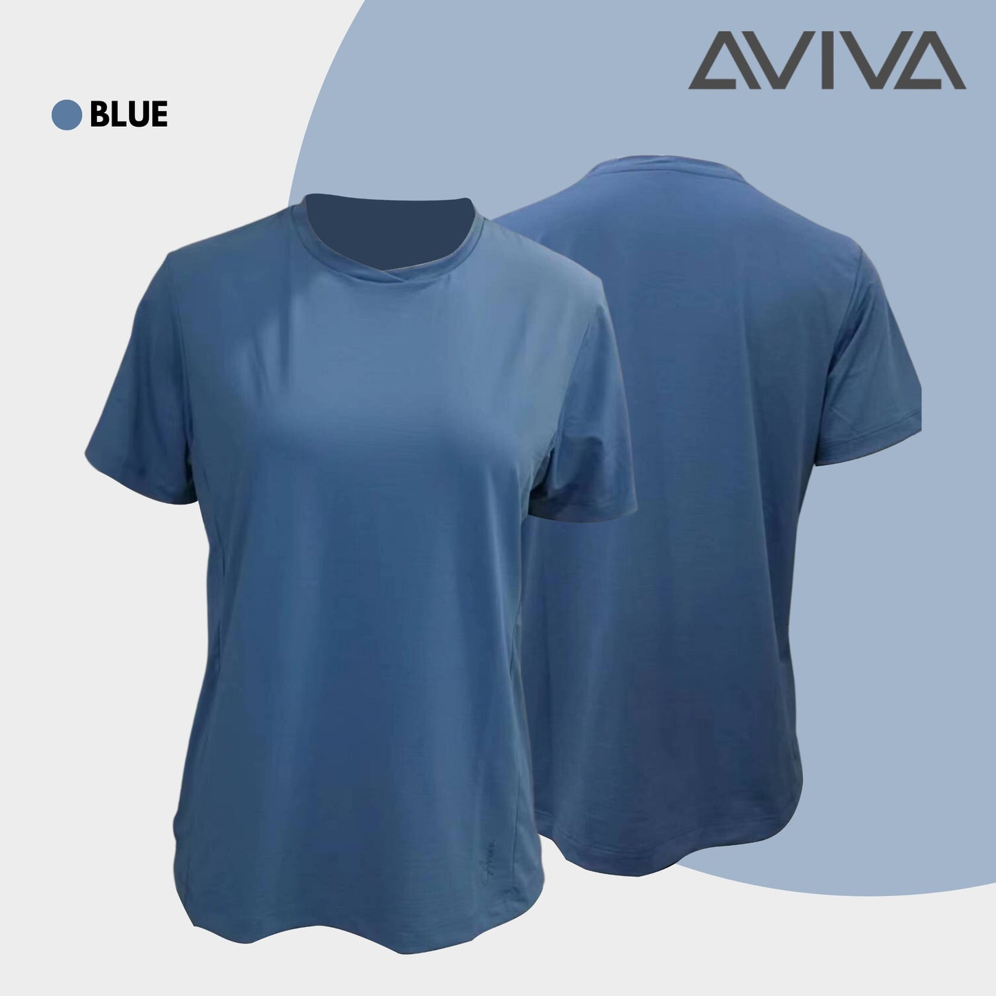 AVIVA Active Soft & Comfortable Short Sleeve Tee (81-8116)