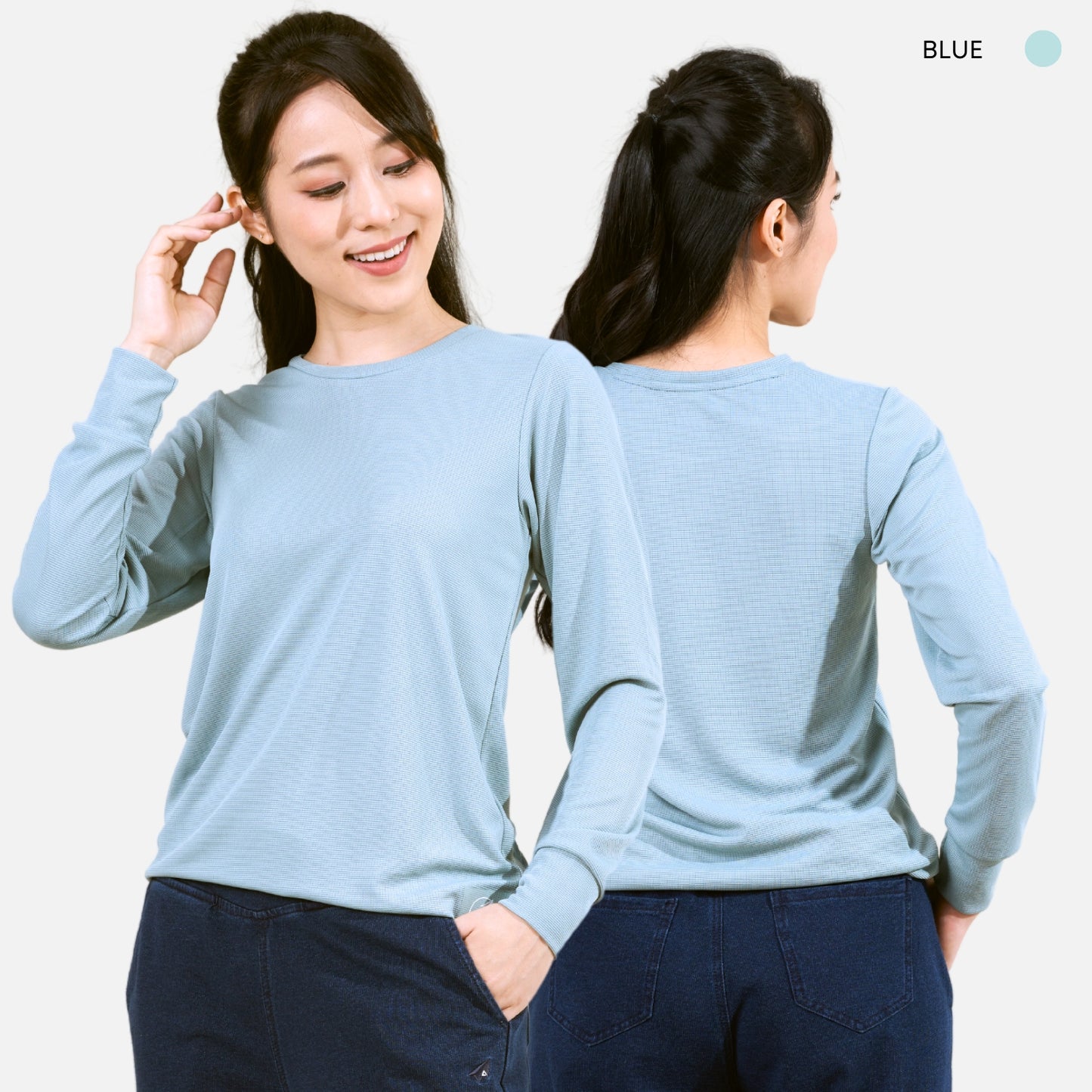 AVIVA A-LINE Lifestyle Women Long Sleeve Mircofiber Tee ( 81-9078 )