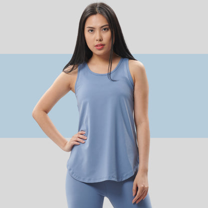 AVIVA Esme Active Mesh Women’s Antibacterial Sleeveless Sports Top (7108)