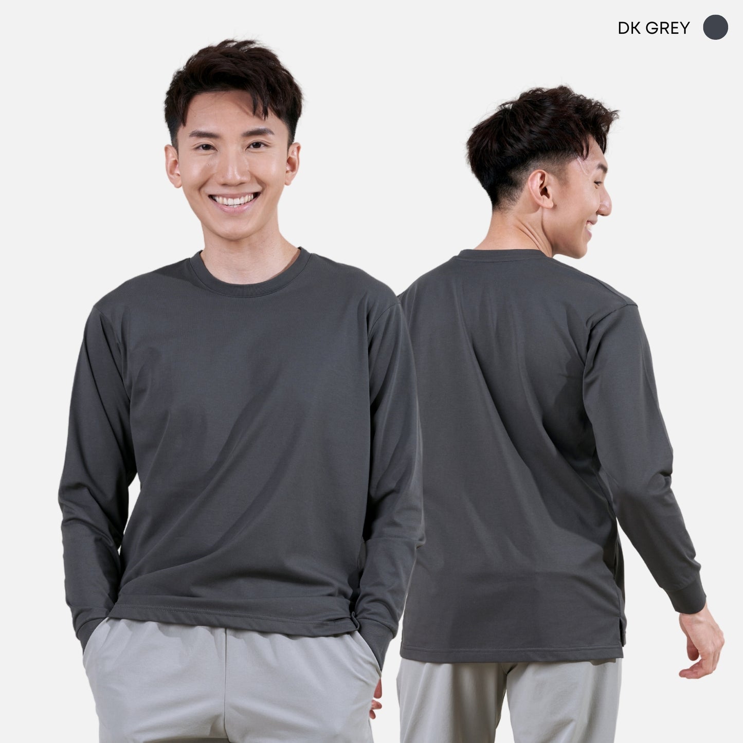 AVIVA A-LINE Lifestyle Cotton Elegance Men Long Sleeve Tee (91-9029)