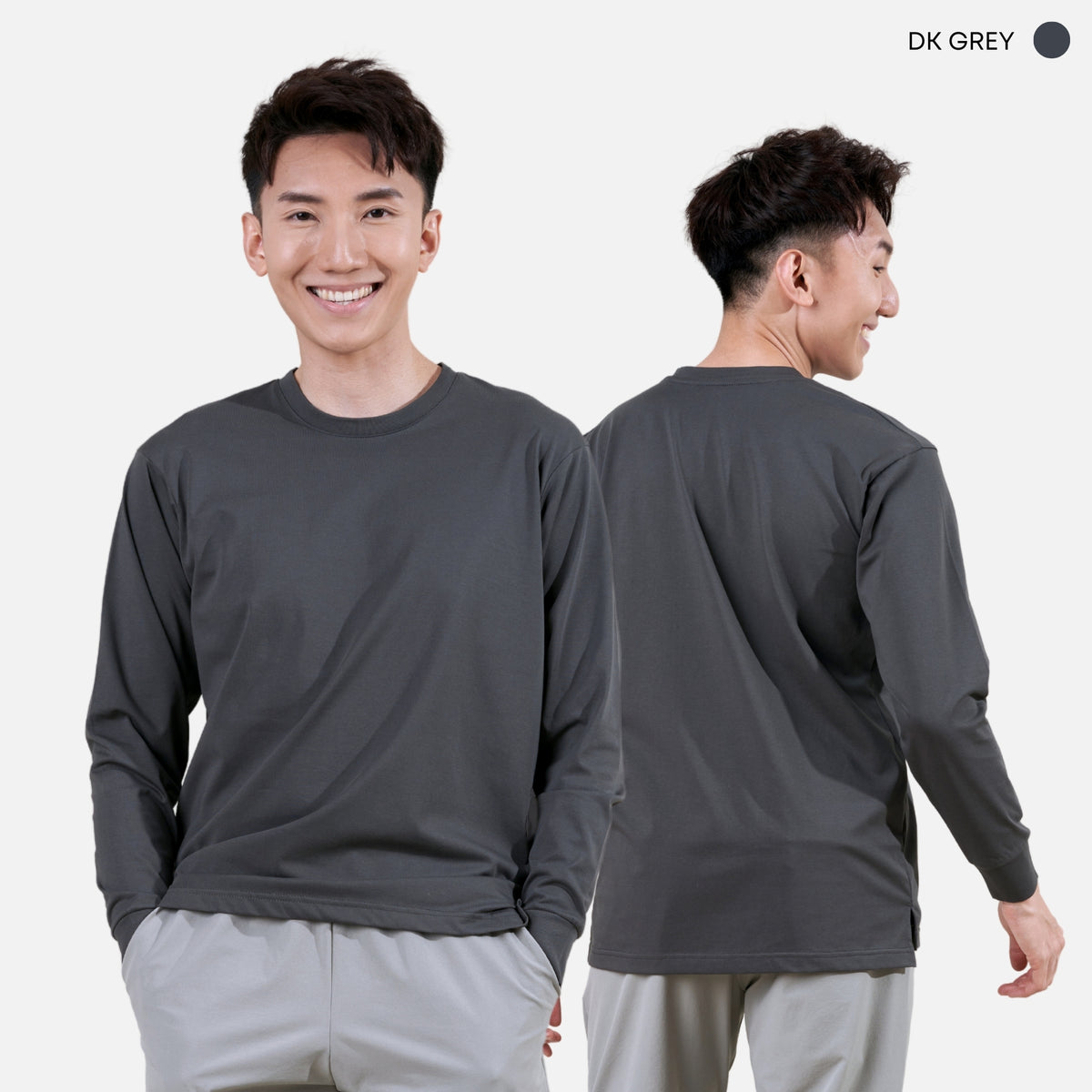 AVIVA A-LINE Lifestyle Cotton Elegance Men Long Sleeve Tee (91-9029)