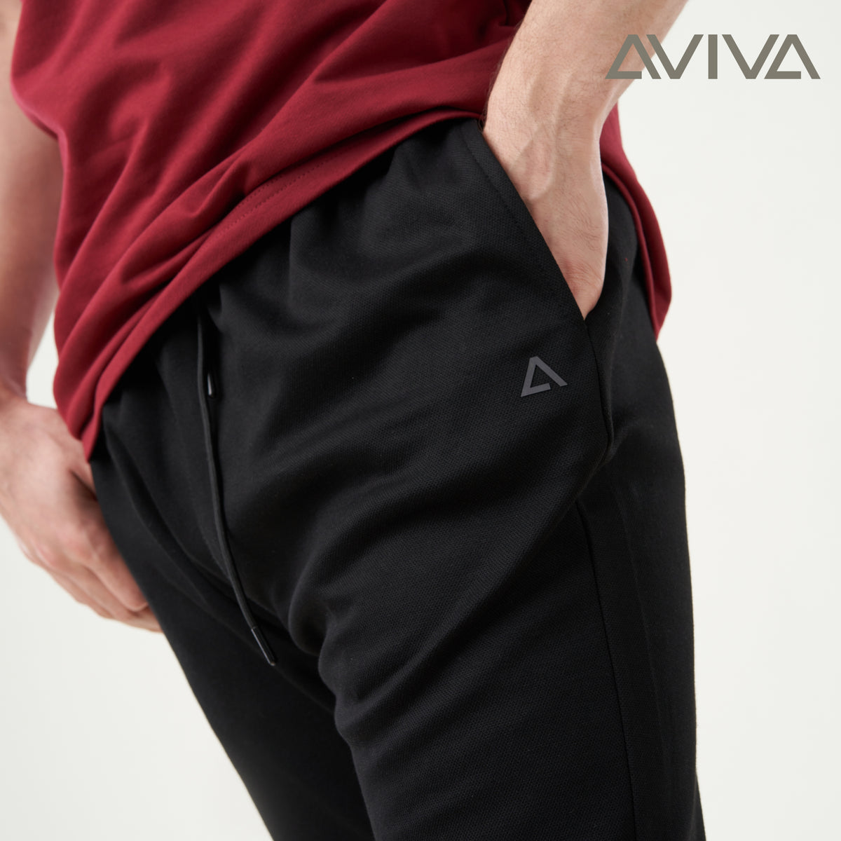 AVIVA Caleb Wide Fit Relaxed Pants ( 91-4033 ）