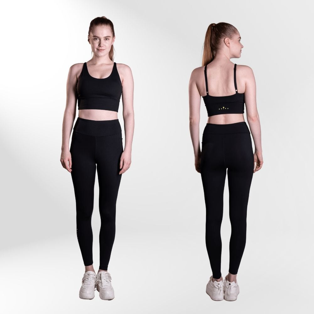 Aviva 3-In-1 Women Full Length Pocket Leggings (81-4171)