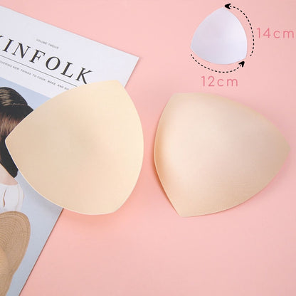 AVIVA Removable Soft Sponge Triangle Round Cups Sports Bra Pad (1414)