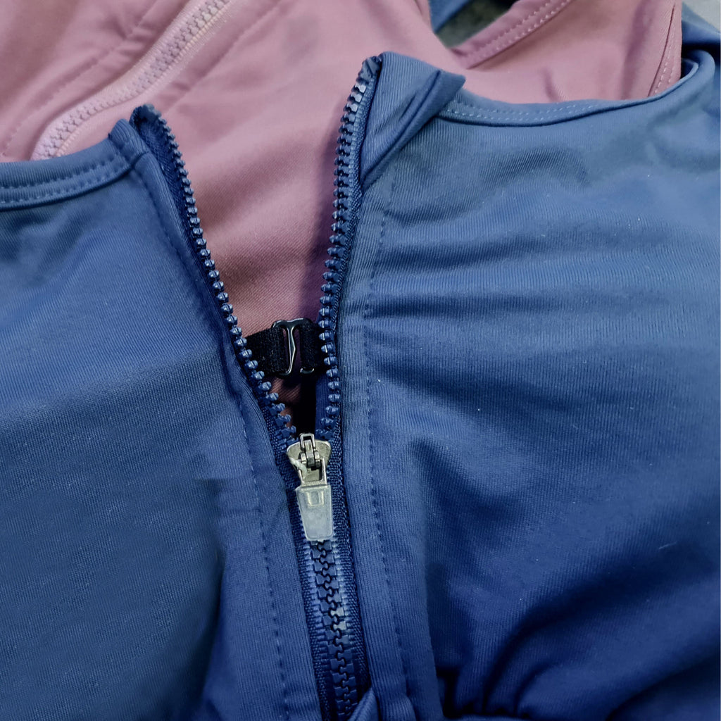 AVIVA Active Sport Zipper Sport Bra (81-6120)
