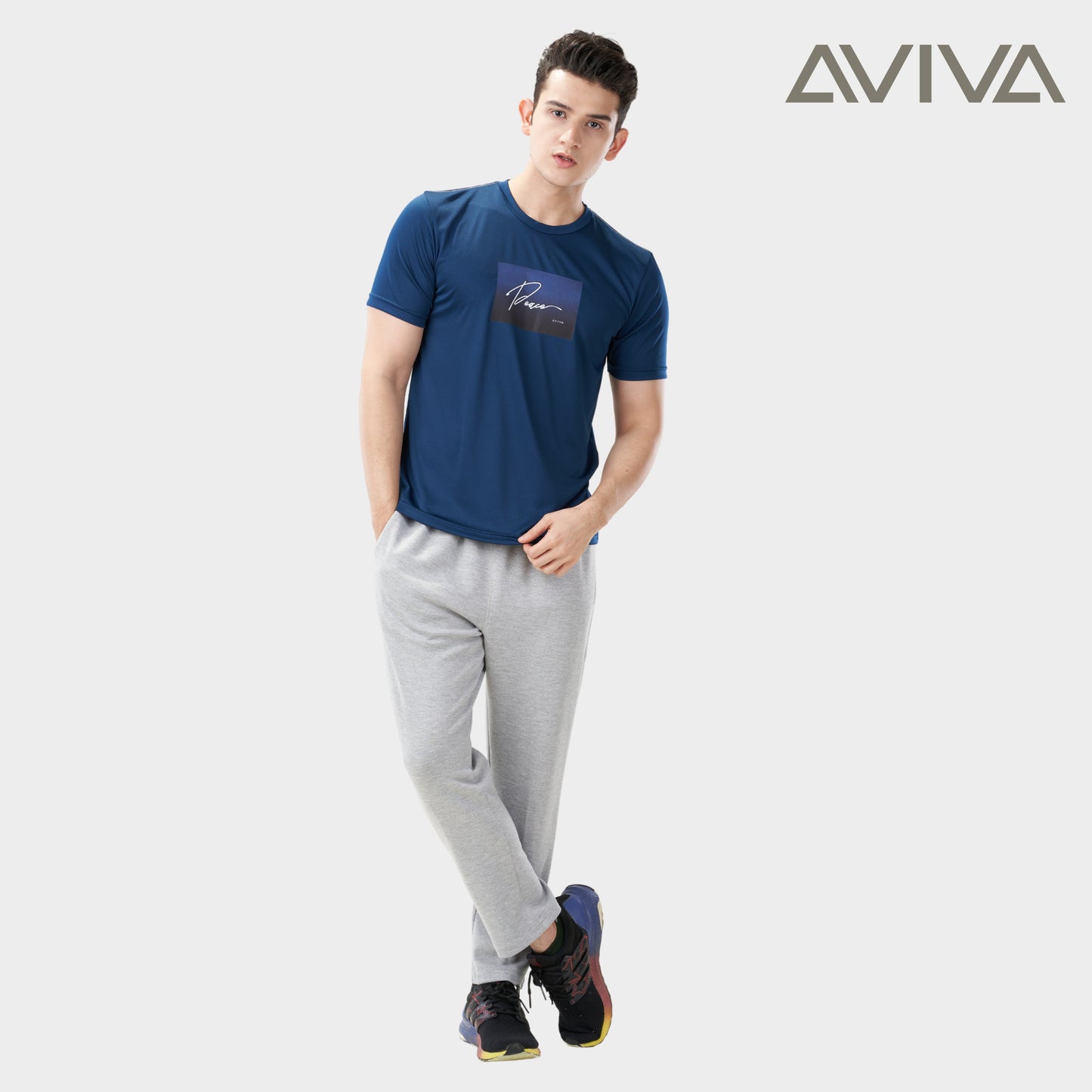 AVIVA Caleb Wide Fit Relaxed Pants ( 91-4033 ）
