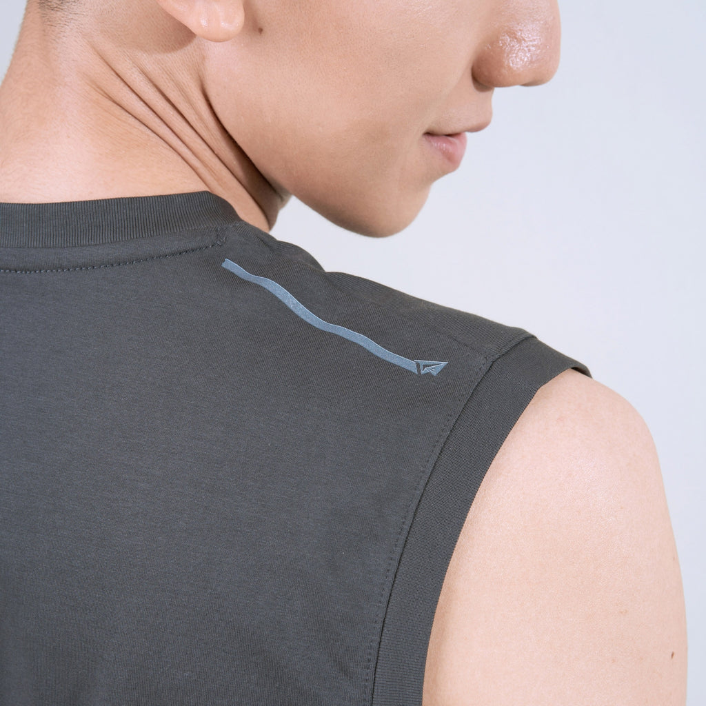 AVIVA A-LINE Lifestyle Cotton Elegance Men Sleeveless Tee (91-7008)