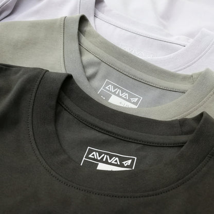 AVIVA A-LINE Lifestyle Cotton Elegance Men Long Sleeve Tee (91-9029)