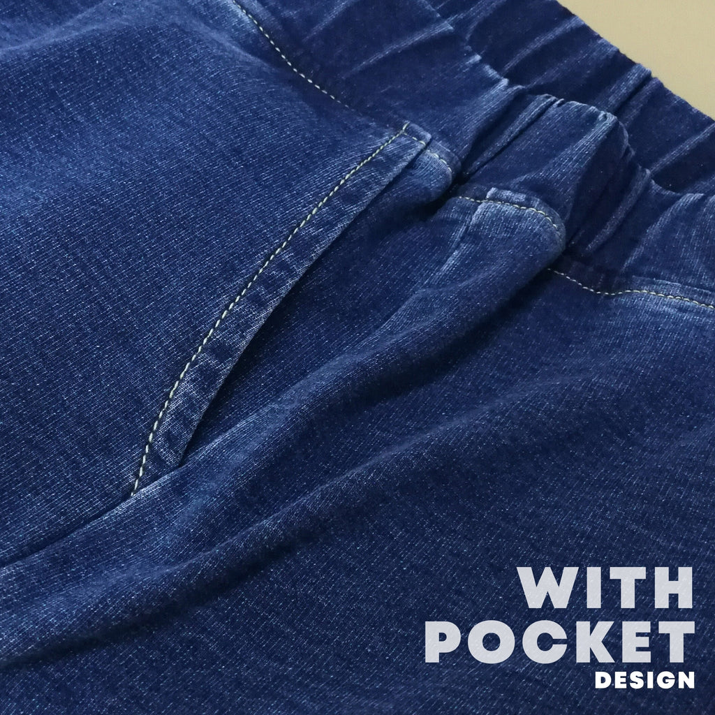 AVIVA A-LINE Lifestyle TerryEase Denim Jogger (81-4221)