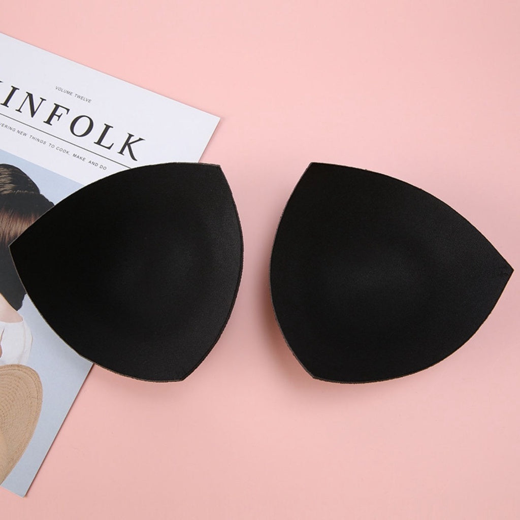 AVIVA Removable Soft Sponge Triangle Round Cups Sports Bra Pad (1414)